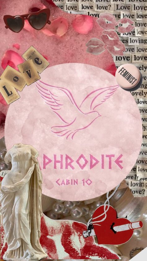 #aphrodite #cabin10 #pjo #chb Cabin 10 Aesthetic, Cabin Wallpaper, Aphrodite Cabin, Cabin 10, Aphrodite Aesthetic, Goddess Aesthetic, Greek Gods, Aphrodite, Percy Jackson