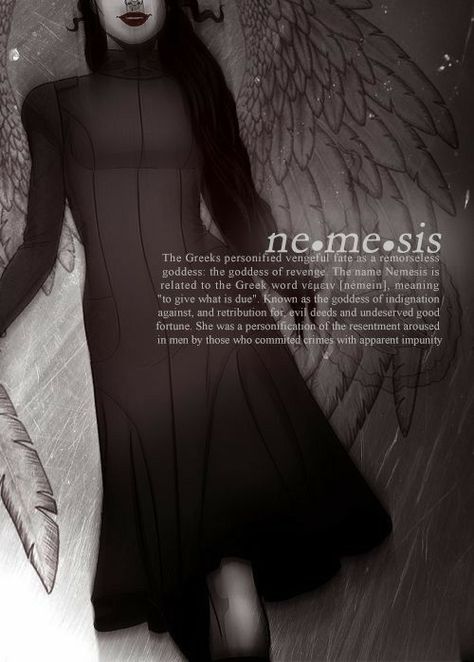 Nemesis. Goddess of Revenge. Goddess Tattoo Ideas, Goddess Of Revenge, Nemesis Goddess, Nemesis Tattoo, Greek Goddess Art, Greece Mythology, Goddess Aesthetic, Goddess Tattoo, Mythology Art