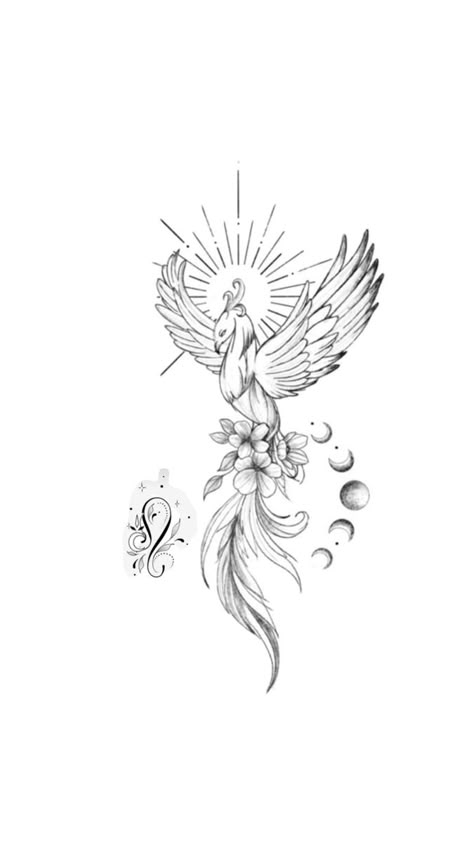 Bone Tattoo Ideas, Collar Bone Tattoo Ideas, Feminine Phoenix Tattoo, Phoenix Tattoo Feminine, Korean Tattoo, Bird Tattoos For Women, Bookish Tattoos, Bone Tattoo, Flying Tattoo