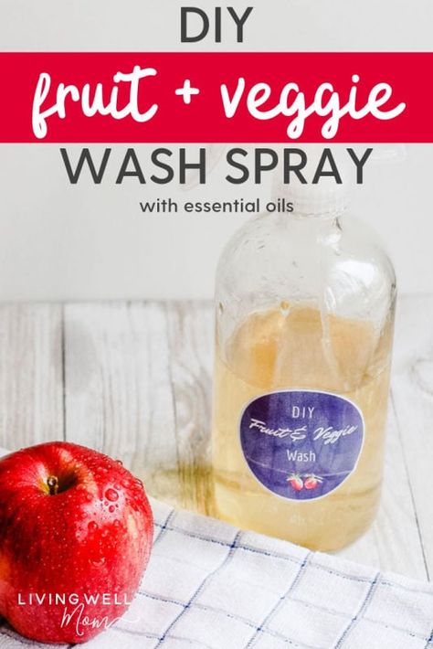 Say goodbye to heavy pesticides, dirt and waxy coatings on your produce with a super easy vinegar fruit wash recipe! With three different variations all using the power of vinegar, you’ll find the perfect spray, scrub or simple soak for getting cleaner, better-for-you produce. Diy Fruit Wash, Fruit And Veggie Wash, Fruit Veggie Wash, Fruit Wash, Veggie Wash, Vegetable Wash, Fruit And Vegetable Wash, Essential Oil Brands, Fruit And Veggie