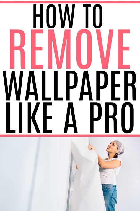 Take Down Wallpaper, Taking Down Wallpaper, How To Cover Up Wallpaper, How To Cover Wallpaper Ideas, Wallpaper Removal Easy, How To Get Wallpaper Glue Off Walls, How To Take Wallpaper Off Easy, Old Wallpaper Removal, Remove Wallpaper From Drywall