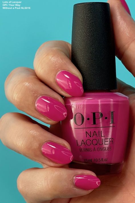 OPI Spring 2024 Your Way Collection Swatches — Lots of Lacquer California Raspberry Opi Gel, Professional Pink Nails, Summer Opi Dip Colors, Opi Magenta Nail Polish, Opi Strawberry Margarita Gel, Opi Hi Barbie, Summer Nail Colors Opi 2024, Opi Fuschia Nail Polish, Opi Pink Flamingo Gel