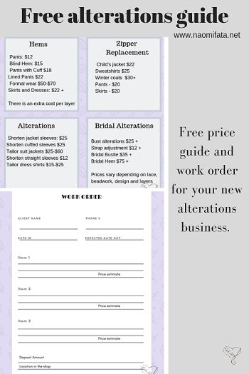 Alterations Price List, Alterations Business, Sewing Alteration Prices, Sewing Alterations Price List, How To Measure Body Inches For Sewing, Prom Dress Alterations, Measurement Book For Tailors, Alteration Shop, Bootstrap Fashion Dress Form