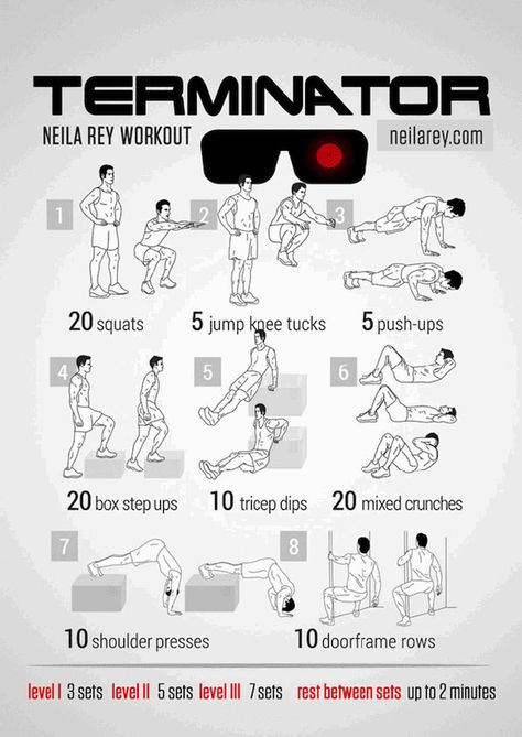 Geeky workouts Neila Rey Workout, Neila Rey, Hero Workouts, Superhero Workout, Train Posters, The Terminator, Workout Posters, Chest Workouts, Fitness Design