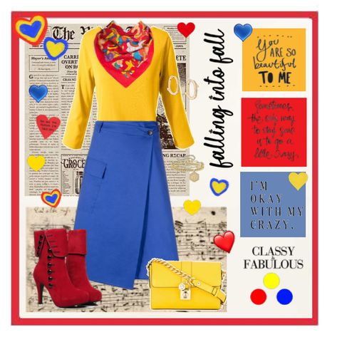 Primary Color Outfit, Primary Colors Outfit, Colors Outfit, Weekend Work, Cute Prom Dresses, Outfit Shoplook, Classy And Fabulous, Colourful Outfits, Primary Color