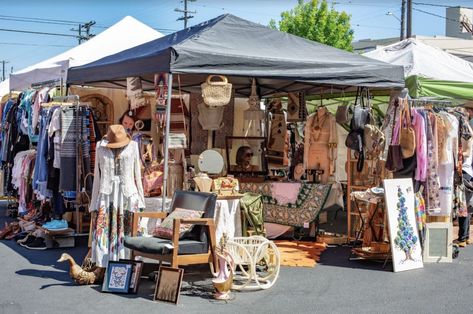 Your Quintessential Portland Bucket List: 50 Things to Do in Town | Portland Monthly Flea Market Set Up, Vintage Thrift Stores, Beverly Cleary, Twenty Twenty, Vendor Booth, Market Displays, Prayer Candles, Hand Woven Baskets, Booth Display