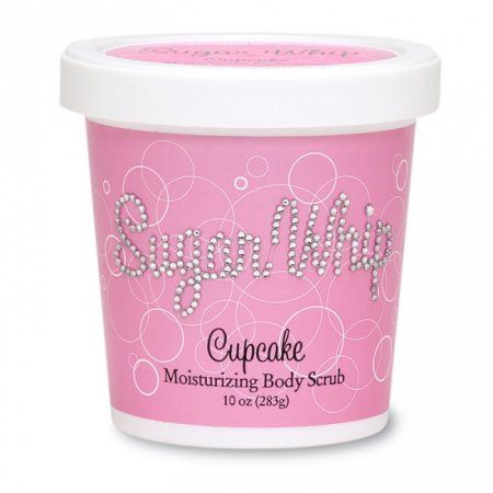 Cupcake 10 oz Sugar WhipÂ®, Pink Moisturizing Body Scrub, Sweet Like Candy, Exfoliating Scrub, Gentle Exfoliator, Face Cleanser, Beauty Supply, Smell Good, Body Scrub, Body Wash