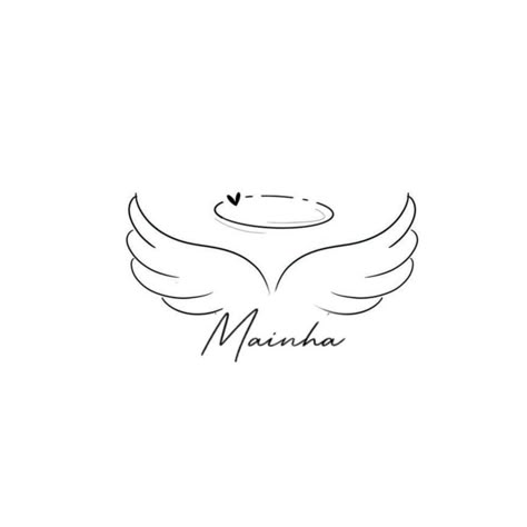 Angel Tattoo For Women, Grandma Tattoos, Memorial Tattoo Ideas, Twin Tattoos, Cute Simple Tattoos, Line Tattoo Ideas, Basic Tattoos, Small Forearm Tattoos, Band Tattoo Designs