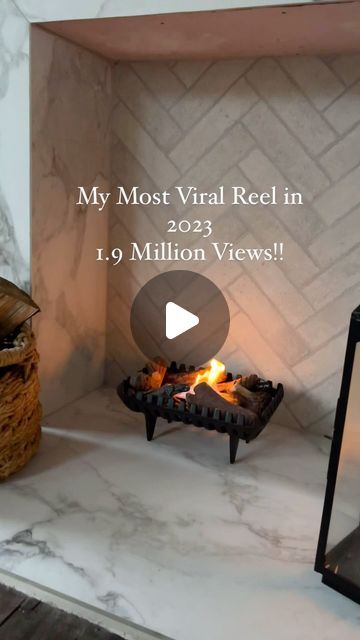 Claire Appleton | Styling  | Home reno | DIY on Instagram: "Jumping on this trend  My Bioethanol Fire Reel was by far most liked/watched/controversial Reel of 2023. 1.9 million views it’s wracked up so far and it’s still going now.  I still love my little fire 🔥 it provides a real focal point in the room and a lovely heat.  All the links are still available on my Linktree.  #bioethanolfireplace #bioetanol #fireplace #herringbonetile #budgetfriendly #amazonfinds2024 #amazonfinds #myhousethismonth #spotmyhouse #neutraldecor #budgethacks #moneysavingtips   Bioethanol fire | fireplace | Budget Hacks |  money saving tips" Bioethanol Fireplace Living Rooms, Bio Ethanol Fireplace Ideas, Bioethanol Fire, Budget Hacks, Styling Home, Fire Basket, Ethanol Fireplace, Bioethanol Fireplace, Beige Tile