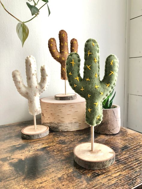 Cactus Stand Table Top Decor Natural Colors Woodland Theme - Etsy Southwest Party, Cactus Centerpiece, Fox Nursery Decor, Cactus Party, Event Centerpiece, Fiesta Theme, Cactus Decor, Shower Bebe, Woodland Decor