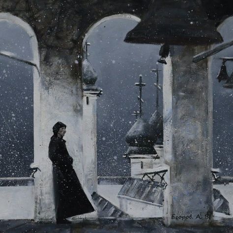 Russian Painting, Arte Inspo, Wow Art, Russian Art, 판타지 아트, Ethereal Art, Classical Art, Dark Art, The Snow