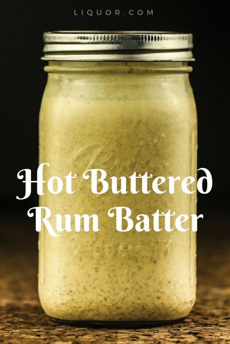 Hot Buttered Rum Batter Recipe, Hot Buttered Rum Mix Recipe, Hot Buttered Rum Recipe Batter, Hot Buttered Rum Batter, Hot Buttered Rum Mix, Hot Buttered Rum Recipe, Rum Butter, Easy Mixed Drinks, Hosting A Party