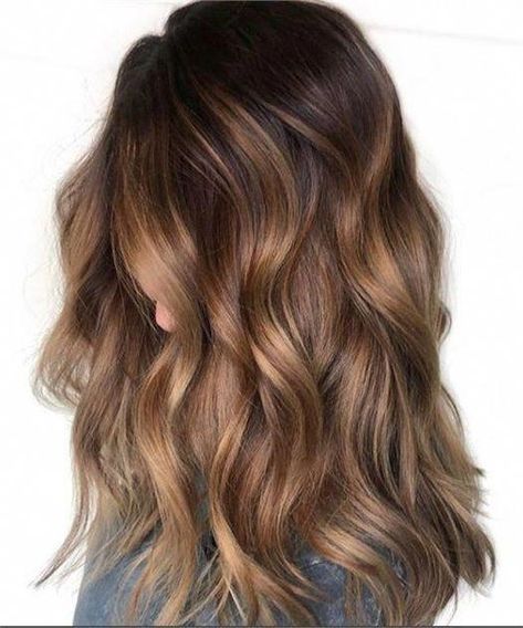 Brunette Looks, Brunette Ombre, Honey Brown Hair, Hair Color Light Brown, Brown Hair Balayage, Brown Balayage, Honey Hair, Blonde Hair With Highlights, Hair Color Highlights