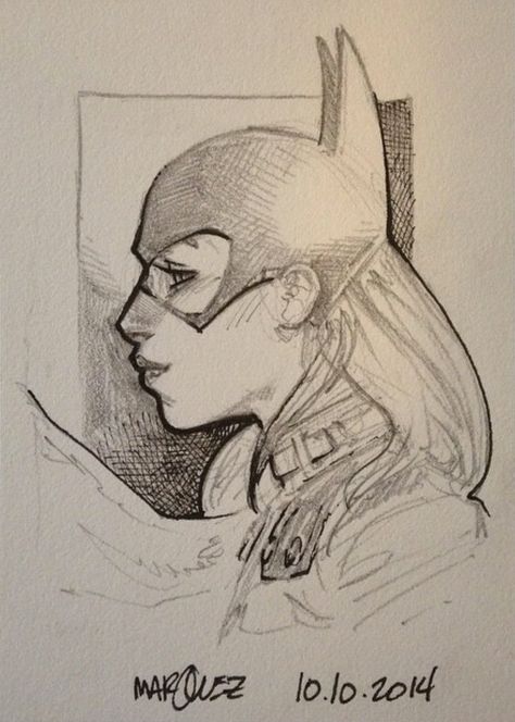 Batgirl by David Marquez * Batgirl Drawing, David Marquez, Comic Book Room, Batman Poster, Comic Book Art Style, Superhero Design, Comic Book Artists, Comic Illustration, Batgirl