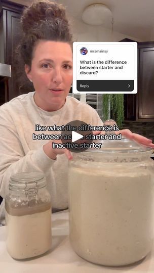 Jars For Sourdough Starter, Active Starter Recipes, Active Sourdough Recipes, Active Sourdough Starter Recipes, Yeast Cookies, Pie Crust Crackers, Sourdough Jar, Brownies Banana, Sourdough Starter Jar