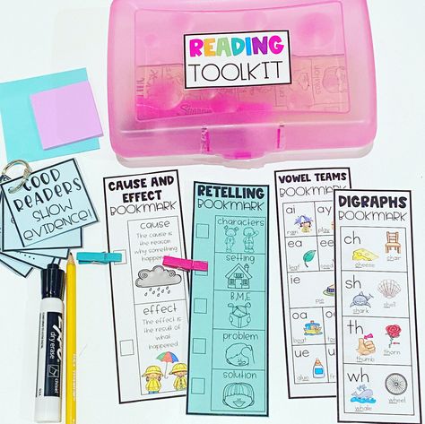 Reading Toolkit, September Lesson Plans, American Reading Company, Comprehension Bookmarks, Second Grade Phonics, Grade 3 Reading, Teacher Classroom Ideas, Second Grade Ideas, Second Grade Reading