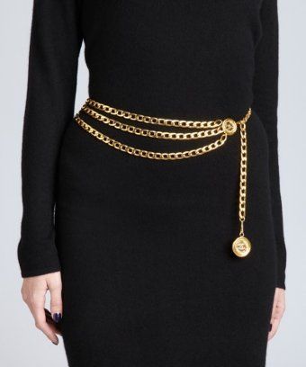 Chain Belt Outfit, Chain Belts, Black Outfits, Jewelry Accessories Ideas, Types Of Women, Fashion Belts, Accessories Ideas, Belly Chain, Luxury Collection