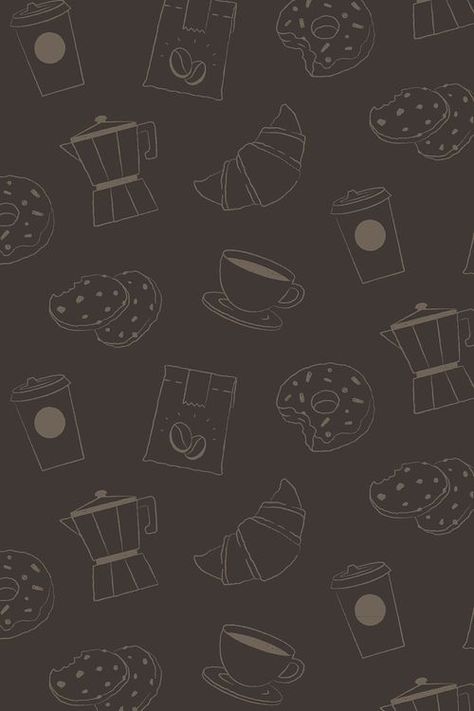 Cafe pattern background, coffee and | Premium Vector - rawpixel Background For Coffee Shop, Cute Cafe Background, Cafe Background Aesthetic, Background Coffee Design, Coffee Background Wallpapers, Croissant Bakery, Bakery Croissant, Coffee Wallpapers, Cafe Pattern