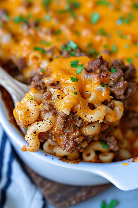 Sloppy Joe Casserole Recipe Sloppy Joe Pasta Recipe, Sloppy Joe Recipe Casserole, Sloppy Joes Pasta, Pasta Ground Beef, Sloppy Joe Casserole, Beef Casseroles, School Canteen, Ground Beef Dishes, Colby Jack