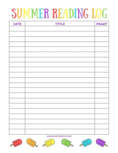 This free printable summer reading log will help your kids keep track of the books they read this summer. Reading List Template, Reading Log Template, Reading Certificates, Summer Reading Log, Reading Log Printable, Kids Summer Reading, Reading Charts, Teacher Summer, Reading Help