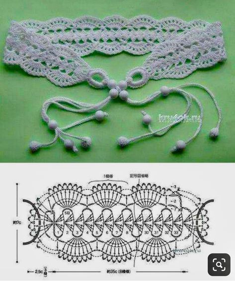 Crochet Lace Headband, Crochet Belts, Crochet Edges, Bandeau Au Crochet, Crochet Belt, Penanda Buku, Mode Crochet, Crochet Headband Pattern, Crochet Hair Accessories