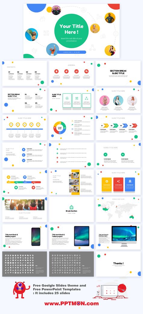 Google Powerpoint Template, Google Ppt Template, Colorful Ppt Template, Google Presentation Design, Powerpoint Design Backgrounds, Creative Ppt Design, Google Slides Design, Power Point Templates, Powerpoint Templates Free Download