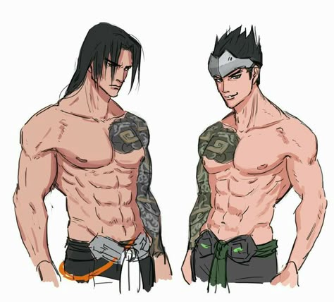 Hanzo Genji Young Hanzo, Hanzo Genji, Shimada Brothers, Hanzo Overwatch, Genji And Hanzo, Male Artworks, Genji Shimada, Hanzo Shimada, Overwatch Hanzo