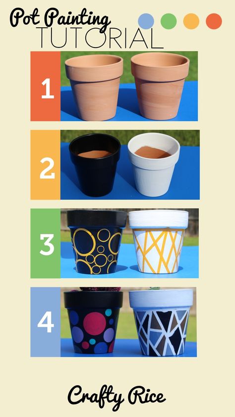 Painted Plant Pots Diy Easy, Small Pot Decorating Ideas, Small Terracotta Pot Painting Ideas, Small Pots Painting Ideas, How To Paint Flower Pots Terra Cotta, Gamla Painting Ideas, Easy Pot Painting, Paint Terracotta Pots Diy, Painting Mini Flower Pots