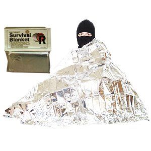 Emergency Blanket, Thermal Heat, Survival Blanket, Survival Bag, Thermal Blanket, Army Surplus, Camping Bed, Camping Blanket, Camping Survival