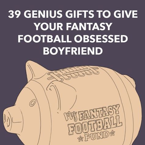 39 Genius Gifts to Give Your Fantasy Football Obsessed Boyfriend - Dodo Burd Obsessed Boyfriend, Football For Dummies, Fantasy Football Draft Board, Diy Christmas Pictures, Fantasy Football Gifts, List Of Gift Ideas, Draft Day, Football Boyfriend, Vegetable Nutrition