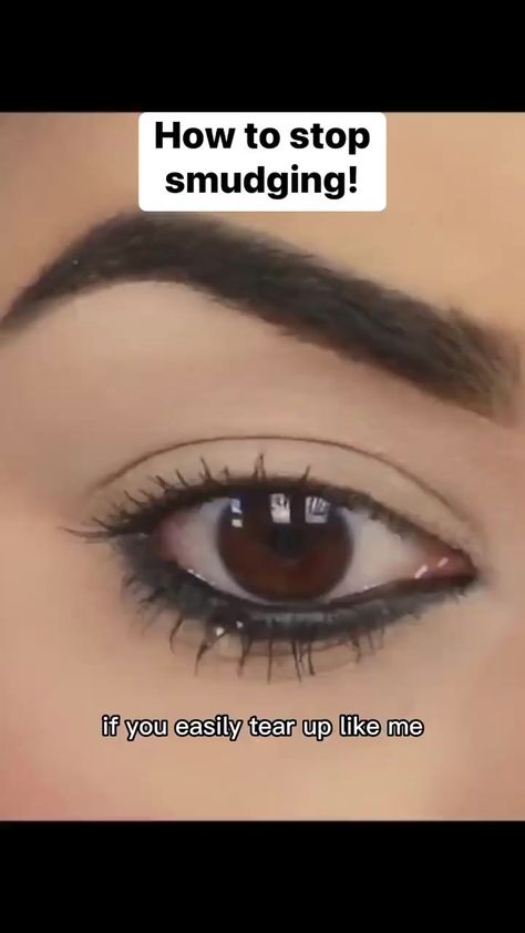 This will stop your eyeliner from smudging! #eyeliner #makeuptips #makeuphack #beauty #beautytips #reels | Smitha Deepak | Smitha Deepak · Original audio Stop Eyeliner From Smudging, How To Keep Eyeliner From Smudging, How To Stop Eyeliner From Smudging, Smudging Eyeliner, Smitha Deepak, Black Eyeliner, Makeup Tips, Eyeliner, Beauty Hacks