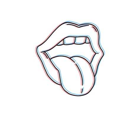 Tounge Tattoo Drawing, Tounge Sticking Out Reference Drawing, Tongue Sticking Out Drawing, Making Playlists, Ski Mask Tattoo, Tongue Drawing, Acid Tabs, Stones Tattoo, Tongue Tattoo