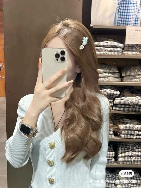 Milk Coffee Hair Color, Korean Light Brown Hair, Milk Tea Hair Color Korea, Milk Tea Blonde Hair, Milk Tea Brown Hair, Milk Tea Hair Color, Coffee Hair Color, Hair Color Swatches, Kids Short Hair Styles