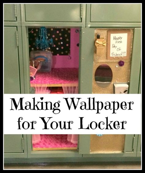 This is a guide about making scrapbook paper locker wallpaper. Personalize your locker by putting up wallpaper inside it. Locker Wallpaper Ideas, Diy School Locker Decorations, Cricut Locker Tags, Decorated School Lockers, Diy Mini Locker, Magnetic Locker Wallpaper, Making Wallpaper, Locker Decorations Diy, Locker Wallpaper