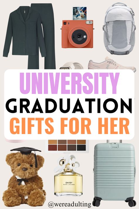 graduation gifts for her Daughter Graduation Gift Ideas, Graduation Gift Ideas For Daughter, Best Friends Graduation, Graduation Gift Ideas For Her, High School Graduation Gift Ideas, University Graduation Gifts, Graduation University, Gift Ideas For Daughter, Gift Ideas For Best Friends