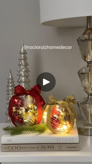 448K views · 2.5K reactions | Christmas DIY #christmastime #christmasdiy #Christmas #christmasdecorations #christmasdecor | Rocio Ruiz - Home Decor Christmas 2024, Winter Christmas, Diy Christmas, Christmas Decor Diy, Christmas Decor, Christmas Diy, Christmas Crafts, Diy Decor, Christmas Decorations