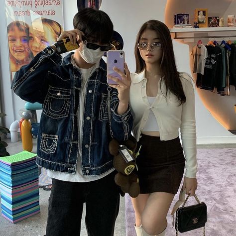 Anna (Keeho’s sister) update on Instagram with P1Harmony Keeho #p1harmony #keeho Ideal Beauty, Fnc Entertainment, Friend Outfits, Concert Outfit, Boy Fashion, Couple Goals, Denim Skirt, Fashion Inspo, Leather Jacket