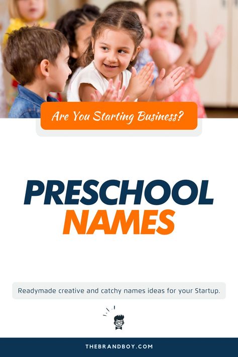 You’ve made the big decision to start your own preschool. Starting a Preschool can be most lucrative business for teacher type vision.Preschools provide an introduction to schooling for children between the ages of 2.5 and 5 years old. #SmallBusinessNames #BusinessNamesIdeas #NamesIdeas #BusinessNames #PreschoolNames Names For Preschool Classes, Pre Primary School Name Ideas, Preschool Names Ideas, School Names Ideas, School Names, Kindergarten Names, Pre Primary School, Preschool Names, Christian Preschool