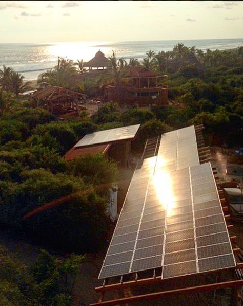 ECO ELEMENTS - solar panels, Farm Photoshoot, Mexico Hotels, Eco Luxury, Mexico Beach, Luxury Boutique Hotel, Roof Solar Panel, Mexico Travel, Beach Resort, Solar Panel