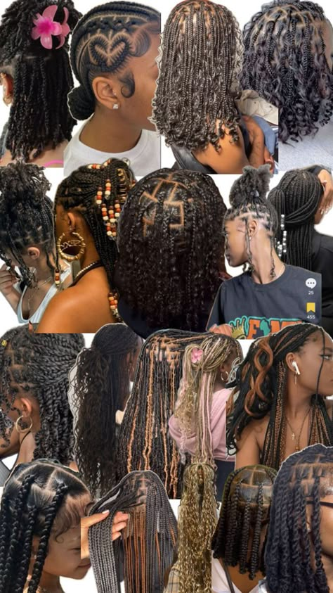 Hear Style, Hairstyle Updo, Short Box Braids Hairstyles, Curly Braids, Big Braids, Beautiful Black Hair, Big Box Braids Hairstyles, Goddess Braids Hairstyles, Quick Natural Hair Styles