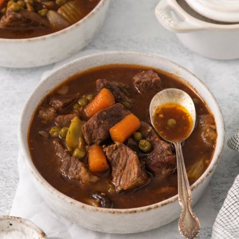 This Slow Cooker Beef Stew is hearty, healthy, and so flavorful. It's packed full of colorful veggies, fluffy potatoes, and tender bites of beef. Just 10 minutes of prep needed for this hands-off crockpot recipe! Best Beef Stew Recipe, Stewing Beef, Turnip Recipes, Beef And Potatoes, Beef Stew Meat, Turnips, Vegetable Soup Recipes, Beef Stew Recipe, Best Comfort Food