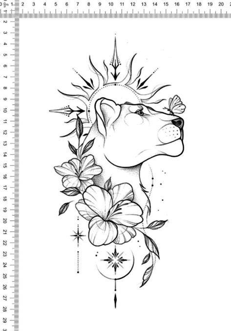 Female Lion Tattoo Design, Lioness Tattoos For Women, Feminine Lion Tattoo For Women, Lioness Tattoo For Women, Lion Tattoo Stencil, Leo Sign Tattoo, Lioness Tattoo Design, Female Lion Tattoo, Simple Compass Tattoo