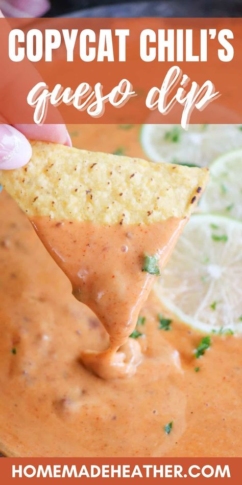 Enjoy the irresistible taste of homemade Skillet Queso, a perfect replica of Chili's legendary recipe. Creamy, cheesy and utterly delicious! Skillet Queso Recipe, Skillet Queso, Crockpot Drinks, Classic Spinach Dip, Dip Recipes Crockpot, Ground Beef Chili, Crock Pot Dips, Sour Cream Dip, Queso Recipe