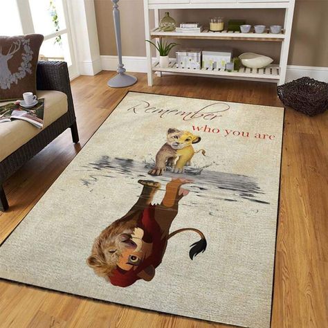 Size: Large (5 x 8 ft) Living Room Decor Fall, Lion King Nursery, Il Re Leone, Area Rug Design, Disney Lion King, Living Room Area Rugs, The Lion King, Rug Floor, Exquisite Rugs