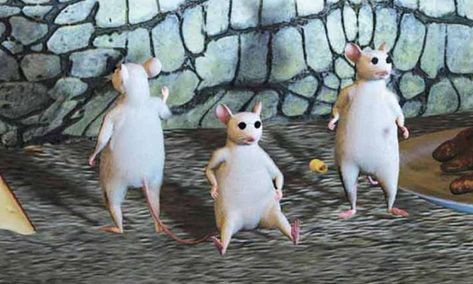 Three Blind Mice, Mouse Tattoos, Vision Loss, Interesting Articles, Shrek, Halloween Cosplay, Dreamworks, Baby Boy Shower, Costume Party