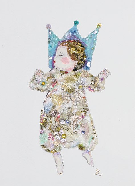 Book Cover | Yoko Hasegawa | Tokyo Illustrators Society Yoko Hasegawa, Embroidery Illustration, Painting Room Decor, Glitter Painting, Painting Room, Embroidered Portrait, Japon Illustration, Fashion Art Illustration, Abstract Line Art