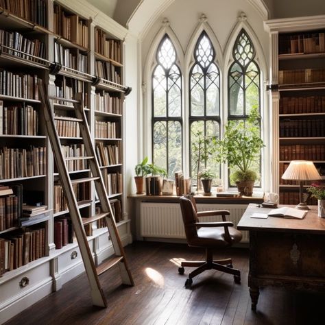 Home library design