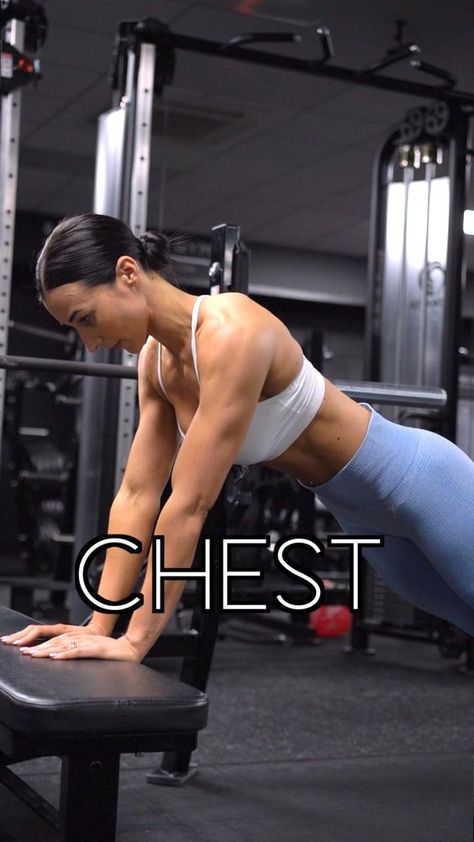 Chest Workout #workout #exercise #training #Losses#recipe #fitness #healthlifestyle #affiliate Chest Core Workout, Defined Chest Workout, Arm And Shoulder Workout Gym, Female Chest Exercises, Chest Workout For Women Gym, Chest Workout Women Gym Machines, Chest Gym Workout Women, Chest Day Workout Gym Women, Shoulders And Chest Workout