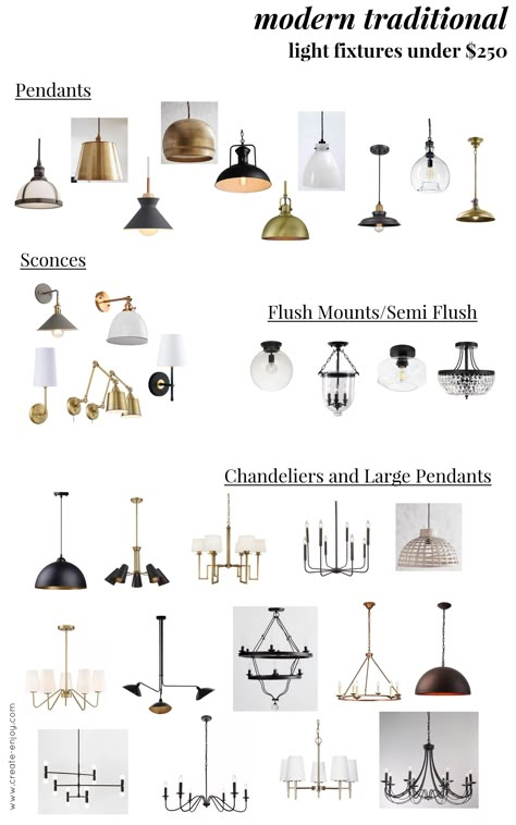 Different Light Fixtures In Same Room, Matching Ceiling Lights, How To Pair Kitchen And Dining Lights, Modern Traditional Pendant Lights, Light Fixtures That Go Together, Traditional Modern Light Fixtures, Traditional Kitchen Pendant Lights, French Country Lighting Fixtures, Kitchen Lighting Combinations