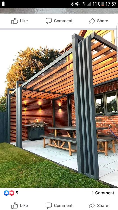 Small Garden Shed Ideas, Small Garden Shed, Garden Shed Ideas, Shed Ideas, Modern Pergola, Backyard Pergola, Outdoor Gardens Design, Beach Hacks, Pergola Plans